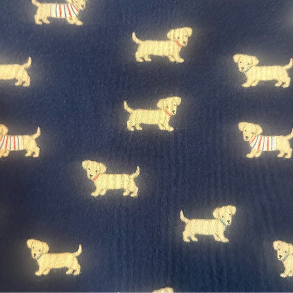 Janie and Jack Navy Dog Print One Piece - Picture 15 of 16